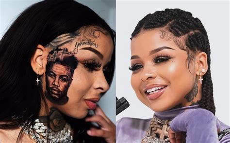 blueface tattoo|Blueface shocks family with face tattoo tribute to Chrisean Rock